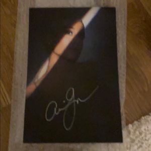 ariana grande signed litho